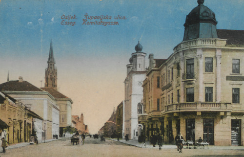Osijek :  Županijska ulica.