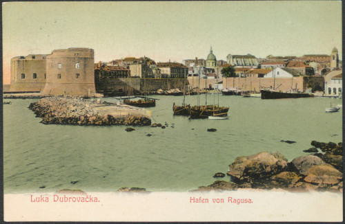Luka Dubrovačka =  Hafen von Ragusa.
