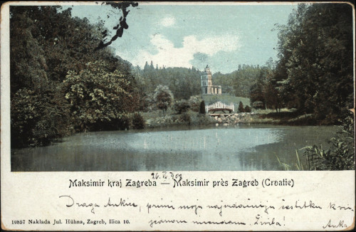 Maksimir kraj Zagreba =  Maksimir près Zagreb (Croatie).